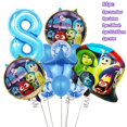 thumbnail image 3 of Disney Inside Out 2 - Juego de decoración para fiesta de cumpleaños, platos, vasos, servilletas, vasos, globos, suministros, kit de regalo, 3 of 5