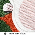 thumbnail image 5 of Alfombra de baño ultra absorbente, de microfibra gruesa y resistente, esponjosa, lavable a máquina, antideslizante, para baño, dormitorio y entrada de puerta (naranja), 5 of 5