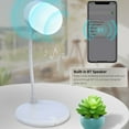 thumbnail image 4 of Graflsoa Lampe de Bureau LED Multifonction avec Recharge Sans Fil, Haut-Parleur Bluetooth 5.0, Modes 3 Couleurs, Gradation Continue et Col de Cygne Réglable à 360° en Noir, 4 of 6