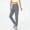 Gray, variant on hoksml Women Cargo Pants Joggers Pants Casual Active Pants Solid Color Elastic Waist Button Zippers Pockets Slim Pants Comfy Athletic Track Pants