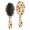 Thanksgiving Turkey Pumpkin Apple Cartoon, variant on Thanksgiving Pumpkin Pie Turkey Leg Cartoon Brush, Detangling Hair Brush, Scalp Massage Hair Comb, Smooth Handle Gifts for for Men Women Kids