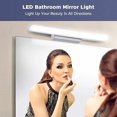 thumbnail image 2 of Led Mirror Lamp 40Cm, Bathroom Wall Lamp 700Lm 8W 6000K Mirror Lamp For Bathroom Led Mirror Ip44 Led Wall Lamp Modern Bathroom Lamp Neutral White (Wit, 2 of 4