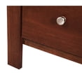 thumbnail image 6 of Glory Furniture Burlington 5-Drawers Bedroom Chest in Cherry, 6 of 8