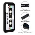thumbnail image 2 of WIRESTER Shockproof Soft Rubber Cover Case for Samsung Galaxy A16 5G 6.7", Retro Black Cassette Tape Hip Hop, 2 of 5