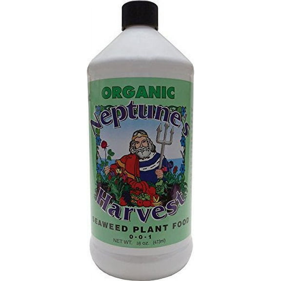 Neptune's Organic Harvest Seaweed Plant Food w/ Ascophyllum Nodosum, 16oz