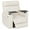 Beige, variant on BarberPub Lay Flat Power Recliner with Hidden Arm Storage, Swivel Tray Table, PU Leather, Grey