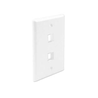 Wavenet WAV-FACE-2-WH-25PK Fp02pwh-spk Faceplate 2 Port 25 Pk White
