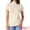 Beige, variant on DARING DIVA Women's Mock Neck Casual Cap Sleeve Knit Tank Tops S Beige