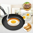 thumbnail image 3 of Egg Rings for Frying Eggs,Easy Clean Egg Mold Square Round Fried Egg Rings for Griddle,Non Stick Food Grade Egg Circle Silicone Pancake Mold,Breakfast Egg Sandwich Maker Ring Molds for Cooking, 3 of 5