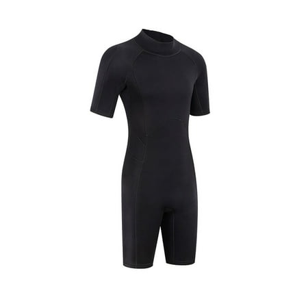 funtasica Diving Wetsuit Shorty Wetsuit Bodysuit Back Zip Water Sport Swimsuit Swimwear for Canoeing Surfing Men Swimming Kayaking M