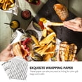 thumbnail image 3 of 50 Sheets Premium Burger Paper Decorative Plate Paper Waterproof Wrapping Paper, 3 of 8