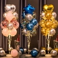 thumbnail image 2 of Kit de soporte para globos de mesa de 1,3 m con cadena de luces, centro de mesa con globos para decoraciones de cumpleaños, baby shower, fiestas de Navidad, 2 of 5