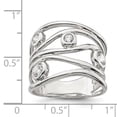thumbnail image 3 of Auriga Fine Jewelry 925 Sterling Silver Fancy CZ Ring for Women Size 7, 3 of 6