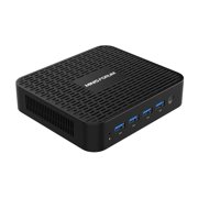 MINISFORUM GK41 Mini PC 8GB DDR4 RAM 128GB SSD Celeron J4125(up to 2.7GHz), HDMI&DP 4K@60Hz Outputs, 2X Gigabit Ethernet, 4X USB 3.0, Dual Band WiFi Mini Computer