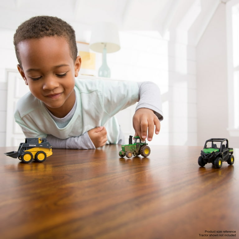 ERTL Kids Toy Iron 3 Pack John Deere Die Cast Replica Tractor Gator Skid Steer Walmart