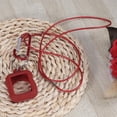 thumbnail image 3 of Miangastore 38MM Silicone Pendant Case Necklace Hanging Set For Apple Watch Use Watch Accessories(Red), 3 of 8