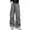 Grey, variant on Kids Girl Pants Girls Solid Straight Leg Cargo Pants Drawstring Elastic Waist Fashion Childrens Bottoms Streetwear for Kids Black 5 Years-6 Years