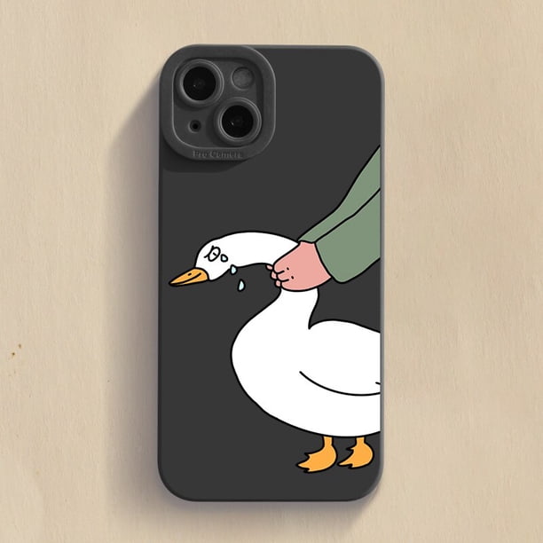 Funda de silicona suave con dibujos animados para Xiaomi, funda de pato para Mi 12, 11 Lite, 13, 12 T, 11T, Poco X5, X4, X3 Pro, F5, Note 12 Redmi, Turbo 11, 10, 9 Fivean unisex
