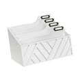 thumbnail image 4 of FashionCha Mail Organizer Countertop Accessories 4 Compartments Letter Holder Letter Sorter White, 4 of 9