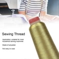 thumbnail image 4 of Fil à coudre en polyester résistant pour machine à broder (doré), 4 of 4