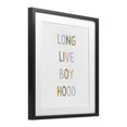 thumbnail image 2 of Stupell Industries Modern Long Live Boy Hood Black Framed Print Under Glass, 13 x 16, by Katie Griggs, 2 of 8