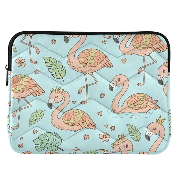 ALAZA Funny Flamingo Pattern Laptop Sleeve Case for 13-14 Inch Computer Cover Bag Medium