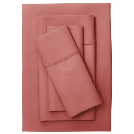 Brylanehome 500-Tc.4-Piece Sheet Set - Full  Rose Brylanehome 500-Tc.4-Piece Sheet Set - Full  Rose.This essential sheet set is soft  durable  and comes in great colors! Cotton/poly. Machine wash. Imported Full sheet set includes:One 81  W x 96  L flat sheetOne 54  W x 75  L fitted sheet with 15  deep pocketTwo 20  W x 30  L standard pillowcase Queen sheet set includes:One 90  W x 102  L flat sheetOne 60  W x 80  L fitted sheet with 15  deep pocketTwo 20  W x 30  L standard pillowcases King sheet set includes:One 108  W x 102  L flat sheetOne 78  W x 80  L fitted sheet with 18  deep pocketTwo 20  W x 40  L king pillowcases. ABOUT THE BRAND: Making Homes Beautiful. Since 1998  BrylaneHome has been dedicated to offering colorful comfort  classic design with a twist and outstanding value—so you can furnish your home with unique personal style. From easy updates to classic pieces to invest in  we provide solutions for every room. We strive to help you create a home you love to live in  at a price you can live with. BrylaneHome—Be Colorful. Be Comfortable. Be Home.
