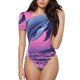 thumbnail image 1 of Fotbe Hawaiian Beach Dolphin Body de Mujer con Cuello Redondo y Mangas Cortas, Sin Mangas Ajustado, Suave, Cómodo y Básico-X-Large, 1 of 7