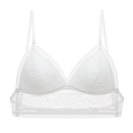 

Women Backless Sexy Bra Stylish Lace Seamless Bralette Triangle Cup Invisible Boneless Bras For Dress Soft Thin Underwear