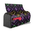 thumbnail image 6 of Picia Mardi Gra Geometric Magnetic Mailbox Cover Standard Size-21x18 in, 6 of 9