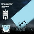 thumbnail image 4 of for Galaxy Note 10 Case, Soft Touch Silicone Case with Microfiber Lining Cushion Slim Shockproof Protective Cover 6.3 in for Samsung Galaxy Note 10, Light Blue, 4 of 15