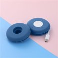 thumbnail image 5 of Kuymtek Cargador inalámbrico 2 en 1 para Apple Watch 7 6 5 4 3 Cable Winder (Azul oscuro), 5 of 5