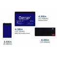 thumbnail image 3 of 12V 10AH GEL F2 Replacement Battery Compatible with Universal UB1210S, Long WP10-12, 3 of 7