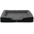 thumbnail image 6 of Orthopedic Dog Bed for Large Dogs - Big Washable Dog Sofa Beds Large, Supportive Foam Pet Couch Bed with Removable Washable Cover, Waterproof Lining and Nonskid Bottom,Plush-Black, 6 of 13