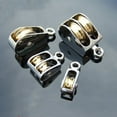 thumbnail image 1 of 36/52/75mm Metal Sheave Alloy Fixed Swivel Pulley Crown Block And Tackle Lifting Wheel Mini Single/Double Pulley For DIY ,Work Smooth and Silent, 1 of 6