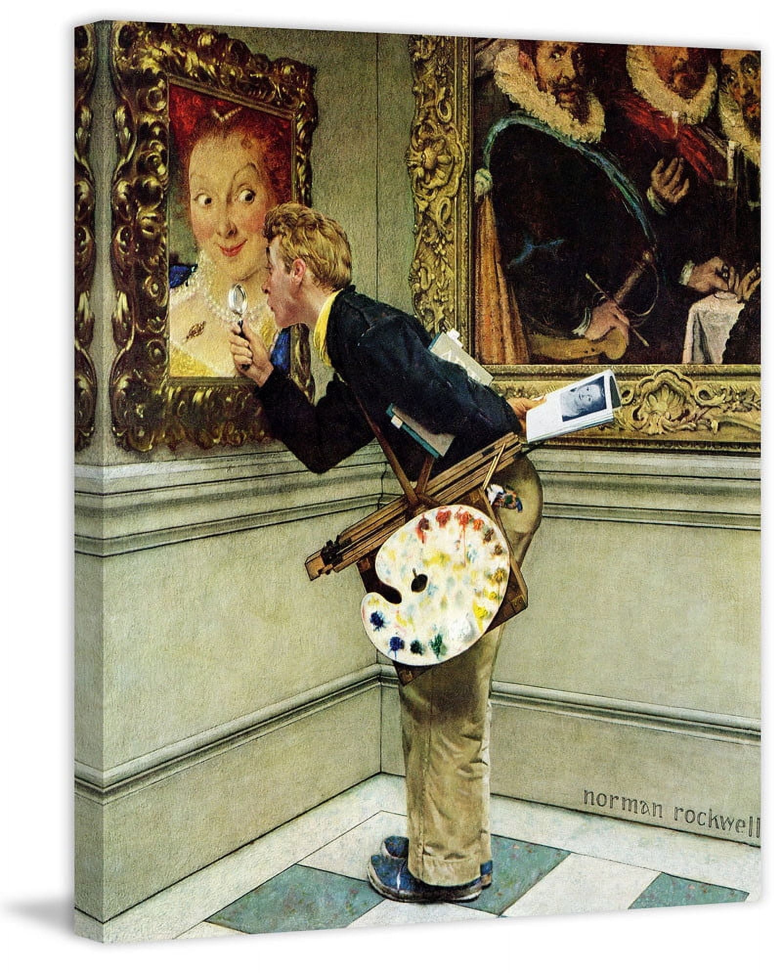 Marmont Hill "Art Critic" by Norman Rockwell Painting Print on Canvas