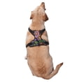 thumbnail image 3 of Naloa Vintage Floral Pet Harness Vest with Traction Rope, Adjustable No-Choke Dog Vest for Outdoor, Walking - X-Large, 3 of 8