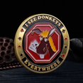 thumbnail image 1 of Moneda conmemorativa de prensado de marca Moneda conmemorativa de pintura de metal Moneda virtual Insignia, 1 of 8