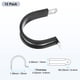 thumbnail image 3 of Uxcell 12 Paquete de Abrazaderas de Cable 35 mm Acero Inoxidable 304 Goma Forma R para Tubo, 3 of 7