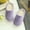purple, variant on Women Men Winter Warm Fleece Anti-Slip Slippers Home Sandals Indoor House Shoes