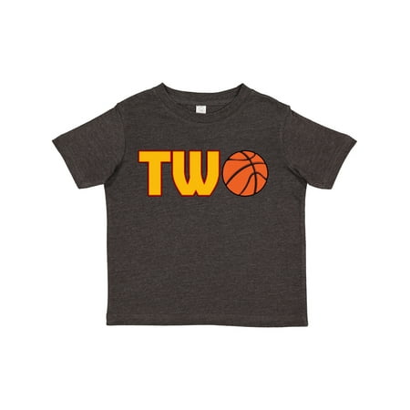 

Inktastic Basketball Second Birthday Gift Toddler Boy or Toddler Girl T-Shirt