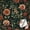 Colourful2, variant on Vintage Dark Floral Wallpaper, Rustic Boho Peel and Stick Wallpaper Waterproof Contact Paper Wall Decor for Living Room Bedroom Bathroom Kitchen Cabinet Drawer Rental Property 17.7 * 118 in