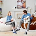 thumbnail image 6 of XIECUVA Bean Bag Chair for Adults, High-Rebound Memory Foam Beanbag Chairs with Removable Cover for Living Room Bedroom, 44 Inches, 6 of 8
