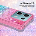 thumbnail image 3 of Funda para Xiaomi Redmi Note 13 5G Transparente con Brillos Carcasa Protectora Antigolpes con Glitter Brillante, 3 of 5