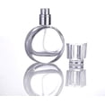 thumbnail image 2 of Botella de spray de perfume vacía, redonda, transparente, de cristal, 25 ml, 2 of 3