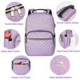 thumbnail image 4 of Mochila para portátil MATEIN de 17 pulgadas resistente al agua, color morado, 4 of 9