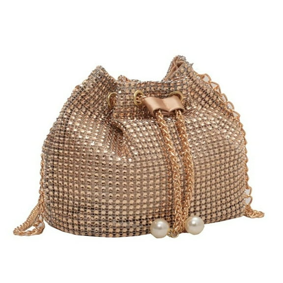 Osdhezcn Chic for Rhinestone Handbag Bucket Bag Evening Bag Shoulder Bag for Halloween Pa