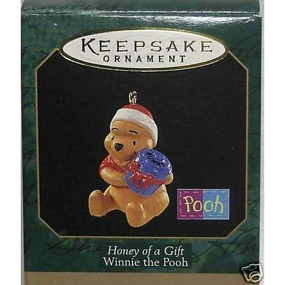 Hallmark Keepsake Ornament – Winnie The Pooh “Skating With Pooh” (Miniature Ornament) (1999) QXD4127