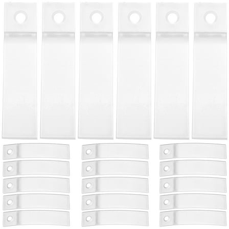 MERRYHAPY Plastic Drawer Glides Stopper 100Pcs 2.75x0.59in