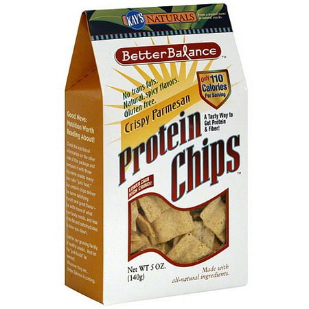 Kay's Naturals Better Balance Crispy Parmesan Protein Chips, 5 oz (Pack of 12)